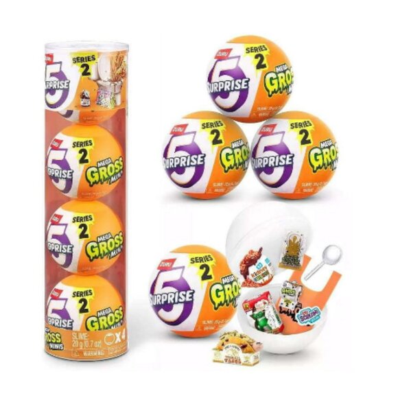 5 Surprise Series 2 Mega Gross Minis Mystery 4-Pack - Picture 1 of 3